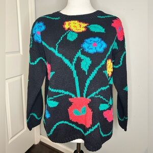 Vintage Tarazzia Design Group Floral Sweater